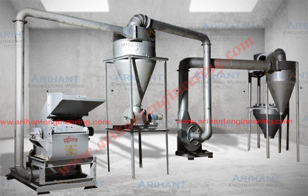 Automatic Rice Husk Grinder Machine