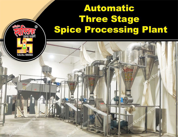 Automatic Single Stage Chilli Grinder Machine